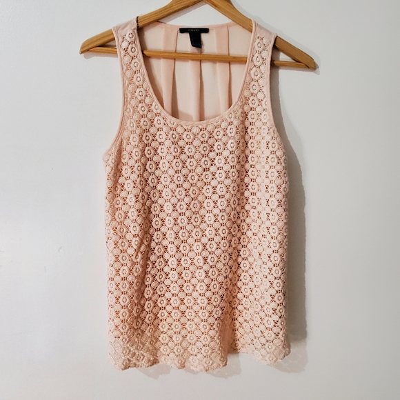 FOREVER 21 Sleeveless Top Crochet Size S - Picture 2 of 8